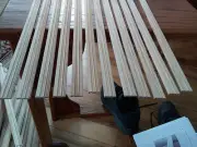 Lot 12 Pieces Dollhouse Miniatures Trim Molding 2nd's Grooved Baseboard w/chase
