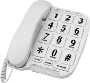Big Button Phone for Wall or Desk with Speaker and Memory