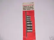 7 Pc 1/4" & 3/8" Drive External Torx Socket set