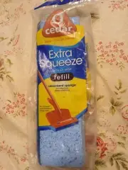 O Cedar Extra Squeeze Sponge Mop Refill Microfiber Wave Sponge