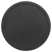 Silicone Black Drink Coasters Set of 8 Non-slip Round Soft Sleek and9214