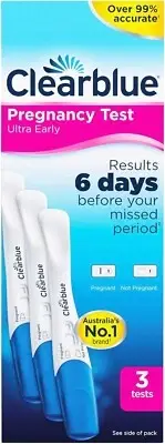 Clearblue Pregnancy Test Ultra Early 3 Tests-Au