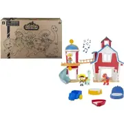Dino Ranch Clubhouse,Large 12-Inch Playset with Lights & Sound