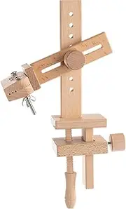 The Quilted Bear Versatile Extendable & Adjustable Large Table Clamp - Beech Wood Embroidery Hoop & Tapestry Frame Holder for Embroidery, Quilting, Tapestry & Needlecrafts