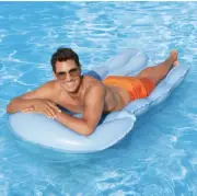 Pool Raft Float Eezy Breezy Mat Set Blue/Orange