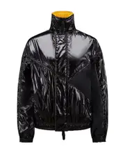 Moncler X Alicia Keys Logo Patch Padded Jacket 0 black