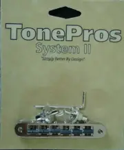 TP6K-N TonePros Standard Tune-O-Matic Bridge w/ Black G Formula Nylon Saddles!