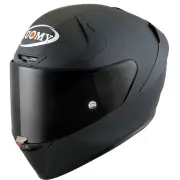SR-GP Evo Plain E06 Matt Black Full Face Helmet