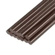 Mini Hot Glue Stick for Glue Gun 0.27inch x 4inch Brown 12pcs