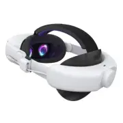 Kiwi Design For META Oculus Quest 2 Comfort Battery Head Strap White Colour