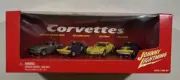 2002 Johnny Lightning 1963, 1965 & 1970 Corvette 4 Car Set