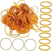 jojofuny 350 Pcs Wide Rubber Bands Natural Rubber Rings for Office Versatile Elastic Bands for Crafting Hairstyles Organizing Safe