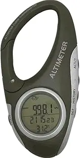 Nicedeal Portable Barometer for Hiking, Multifunction Digital Altimeter Pressure Gauge, Electric Weather Barometer for Camping Fishing,Barometer Thermometer Hygrometer