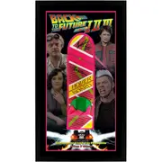 Back To The Future Cast Signed Full Size Hoverboard Framed