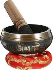 Levemolo Singing Bowl Meditation Accessory Set Yoga Bowl Zen Decor Buddha Sound Random Color