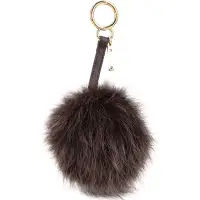 在飛比找Yahoo奇摩購物中心優惠-FENDI POMPOM BAG CHARM 狐狸毛球吊飾(