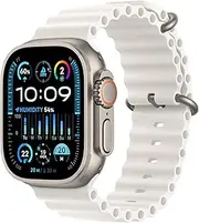 [Apple] Watch Ultra 2 GPS + Cellular 49mm Titanium Case with White Ocean Band