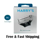 Men's 5-Blade Razor Blade Refills, 8 Count，Health & Beauty Razor with Blades