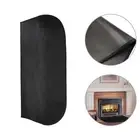 Fireplace Hearth Rug Half Round Sparks Flame-resistant Mat Houses Kitchen Carpet