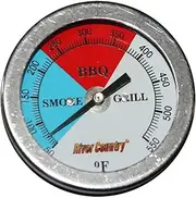 [River Country] 3" (RC-T34CC) Adjustable BBQ, Grill, Smoker Thermometer Temperature Gauge 50 to 550F