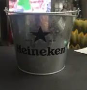 Heineken Beer Ice Bucket - Metal Beer Bucket