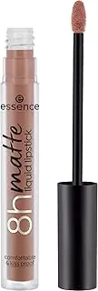 [essence] 8h Matte Liquid Lipstick, No. 01, Brown, Long-Lasting, Matte, Quick-Drying, Matt, Vegan, Waterproof, Oil-Free, Alcohol-Free, Pack of 1 (2.5 ml)