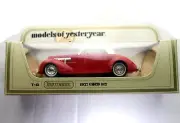 MATCHBOX MODELS OF YESTERYEAR, 1937 Cord 812 Y9 Red / White.