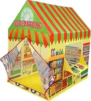 Kiddie Play Supermarket Playhouse Kids Play Tent for Boys & Girls Indoor Outdoor Toy