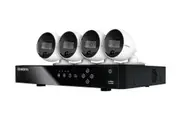 Uniden 4 Camera Security System Guardian 4MP 2K Thermal Sensing Ai XVR GXVR55840