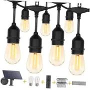 Solar String Lights Outdoor Waterproof 100FT, Solar Lights Outdoor with 30+2