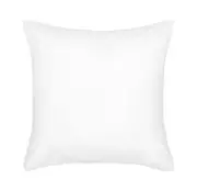 Hotel White Deluxe Cotton Piped European Pillowcase