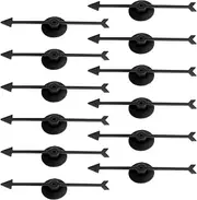 Game Spinner Arrow 12PCS 3.9 Inch Arrow Spinner with Base Plastic Game Spinners for Classroom DIY Board Games Replacement Arrow Spinners for Spin The Wheel Funny Party Game Arrow Spinners for Games
