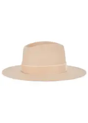 Lack OF Color Benson Tri Sand Wool Felt Fedora - Beige 57cm