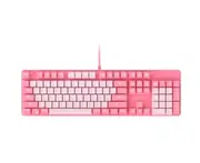 K49 104 Keys Wired Mechanical Keyboard Blue Switches Girl Heart Circle Button LED Rainbow Gaming Backlit Keyboard for Computer