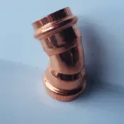 LOT OF 6 VIEGA 77028 PROPRESS 45° ELBOW COPPER 1" X 1" P1 X P2, GERMANY