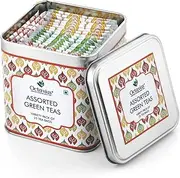 Octavius, Assorted Tea Sampler Gift Set (3 Flavors, 25 Tea Bags) | Green Tea Sampler Pack | Tea Gift Set | Pack of 1