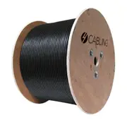 Cat 6 Utp Lan Outdoor Uv Stabilized Cable 305M Roll On A Reel Black