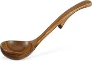 Wooden Serving Spoon Cooking Spoon for Ramen Soup Chinese Soup Non-Stick Kitchen Utensil