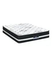 [Giselle Bedding] Euro Top Cool Gel Layer Pocket Spring Double Mattress in Black And White
