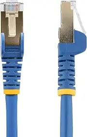 StarTech.com 6ASPAT10MBL Cat6a Ethernet Cable with Snagless RJ45 Connectors, Blue, 10 Meter