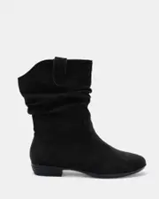 DAVEED BLACK Slip On Boots