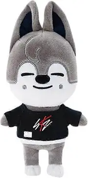 Gray Plush Toy for Kids, 20.8cm Stray Skzoo Plush Toy, Cute Skzoo Plush Toy, Soft Stuffed Skz Doll f