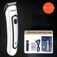 在飛比找蝦皮購物優惠-KEMEI電動理髮器充電式電剪剃頭刀理髮店剪頭电推剪理发髮廊
