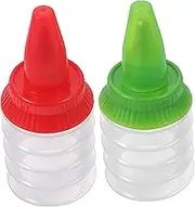 Happyyami Fondant Icing Cakes Tools 2pcs Cake Decorating Bottles Baking Accessory Easy to Use Random Color
