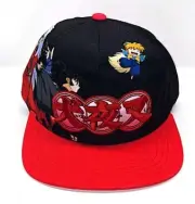 Inuyasha And Friends Flat Bill SnapBack Hat Ball Cap Adjustable *NEW*
