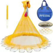 Cast Nets for Fishing Saltwater American Fishing Casting nets for Bait Fish S...