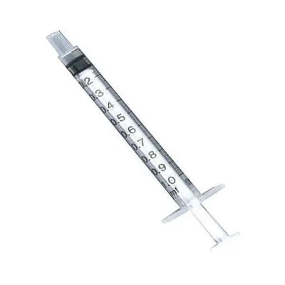 BD 1ml Tuberculin Syringe Sterile Luer Slip (1256666) Box of 100