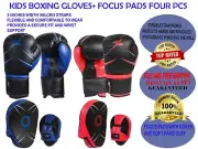 Kids Boxing Sparring Gloves UFC MMA Focus Pads Fighter Training Kids Gloves Gym