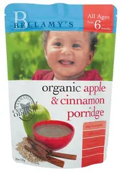 Bellamy's Organic Apple Cinnamon Porridge 125g