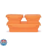 Drip EZ Secondz Collapsible Food Storage Containers (set of 3) - Meal Prep, L